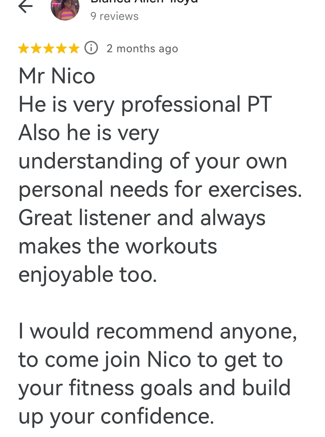 Client Testimonial 1